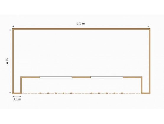 Pellegrin 34 m²