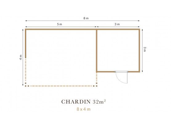 Chardin 32 m²