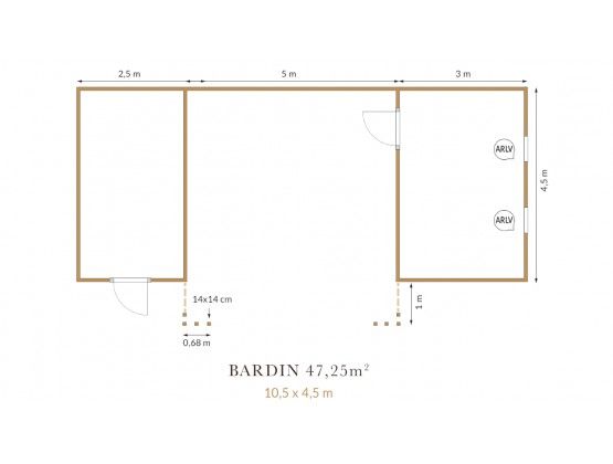 Bardin 47.25 m²