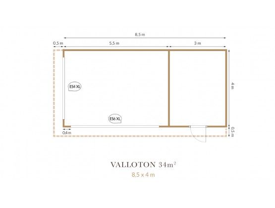 Valloton 34 m²