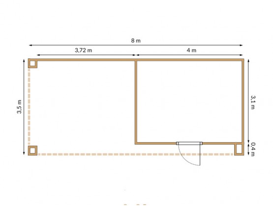 Comerre 28 m²