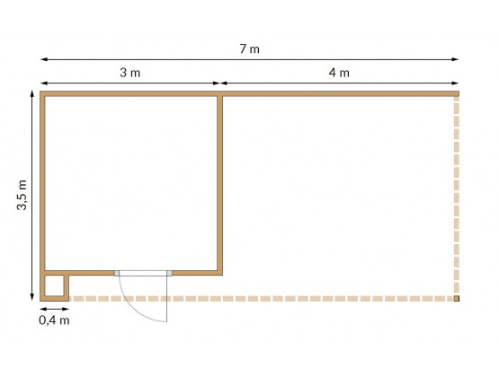 Laurens 24,5 m²
