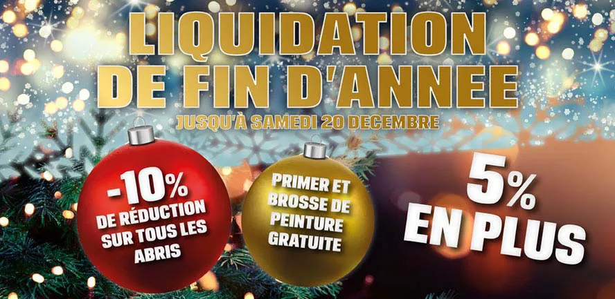 Liquidation de fin d'année