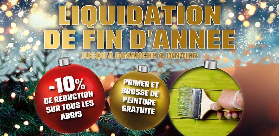 Liquidation de fin d'ann&eacute;e
