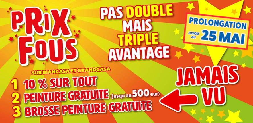 Action Prix fous Chalet Center