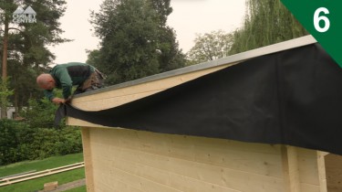 Stap 6 – Overtollige EPDM wegsnijden